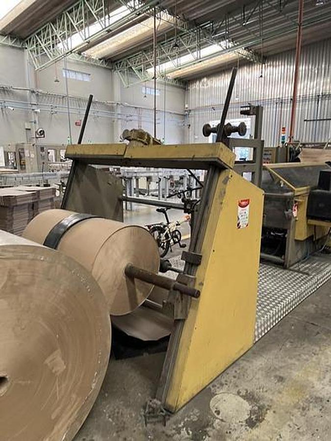 Used Curioni Sun Master 540 Paper Bag Machine with Twist Handle Unit - 2004