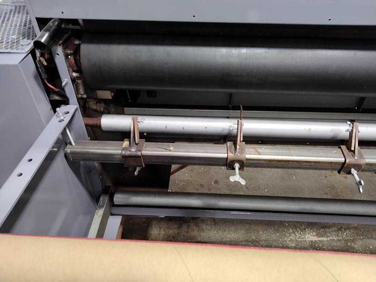 Used 60" Rosenthal Sheeter Model WAS-S5-UZV8 with Razor Slitting