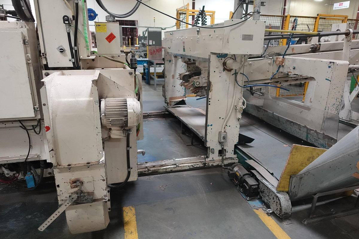 Used 1978 Langston Saturn II 37" x 97" 3-Color Flexo Folder Gluer