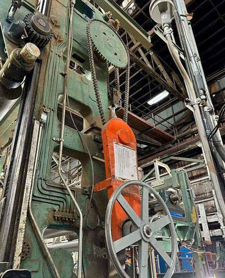 Used 92" Langston Two Drum Slitter Rewinder 72" Diameter Tidland Slitting