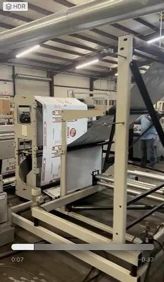 Used Hudson Sharpe M 1400 55" Heavy Duty Sideweld Bag Machine - 2015