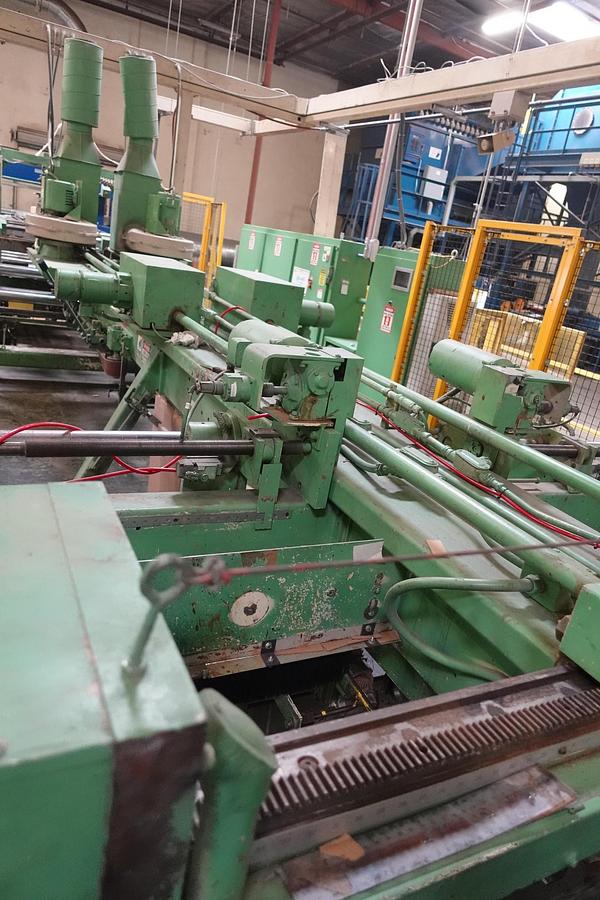 Used 1982 Langston Mini 24" x 70" 2-Color Flexo Folder Gluer (Printer Slotter Folder Gluer)