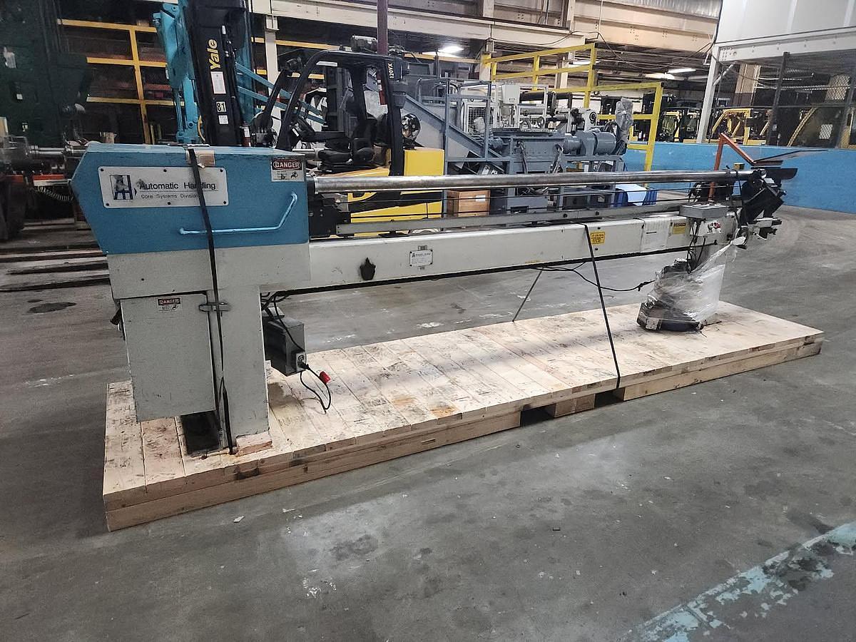 Used 120" Automatic Handling Shark-10 Core Cutter, 3" Cores