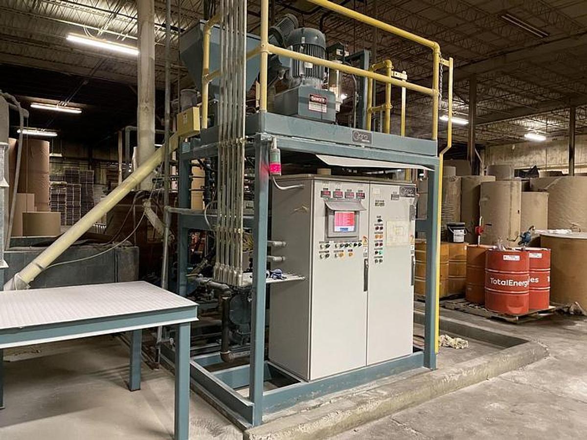 Used Vortex United Tornado F5 Starch Mixing System with Batch and Borax Hoppers