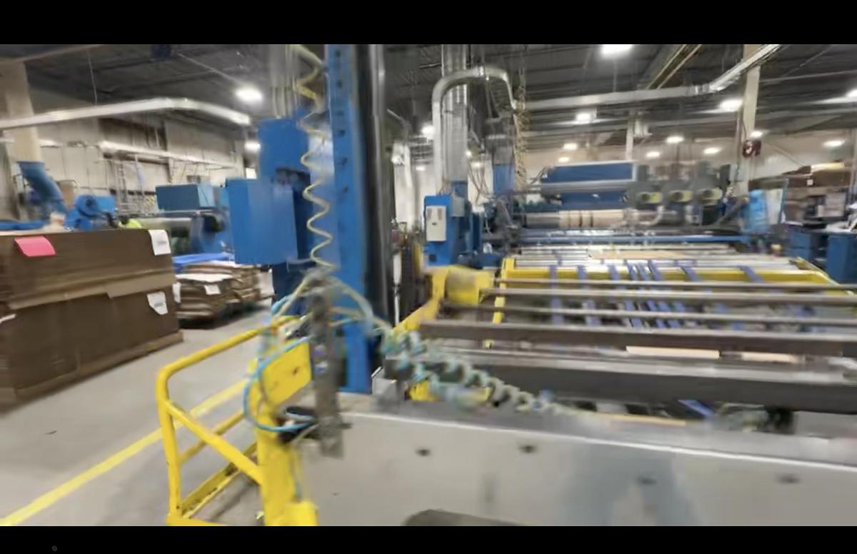 Used Staley 2-Color Rotary Die Cutter with Doctor Blade System and Vacuum Transfer 66" x 115"