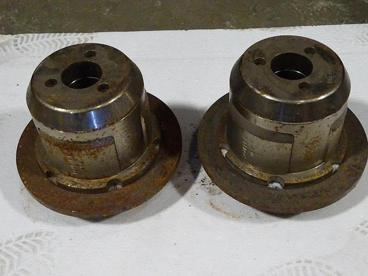 Used Double E 6" Pair of Unwind / Rewind Chucks