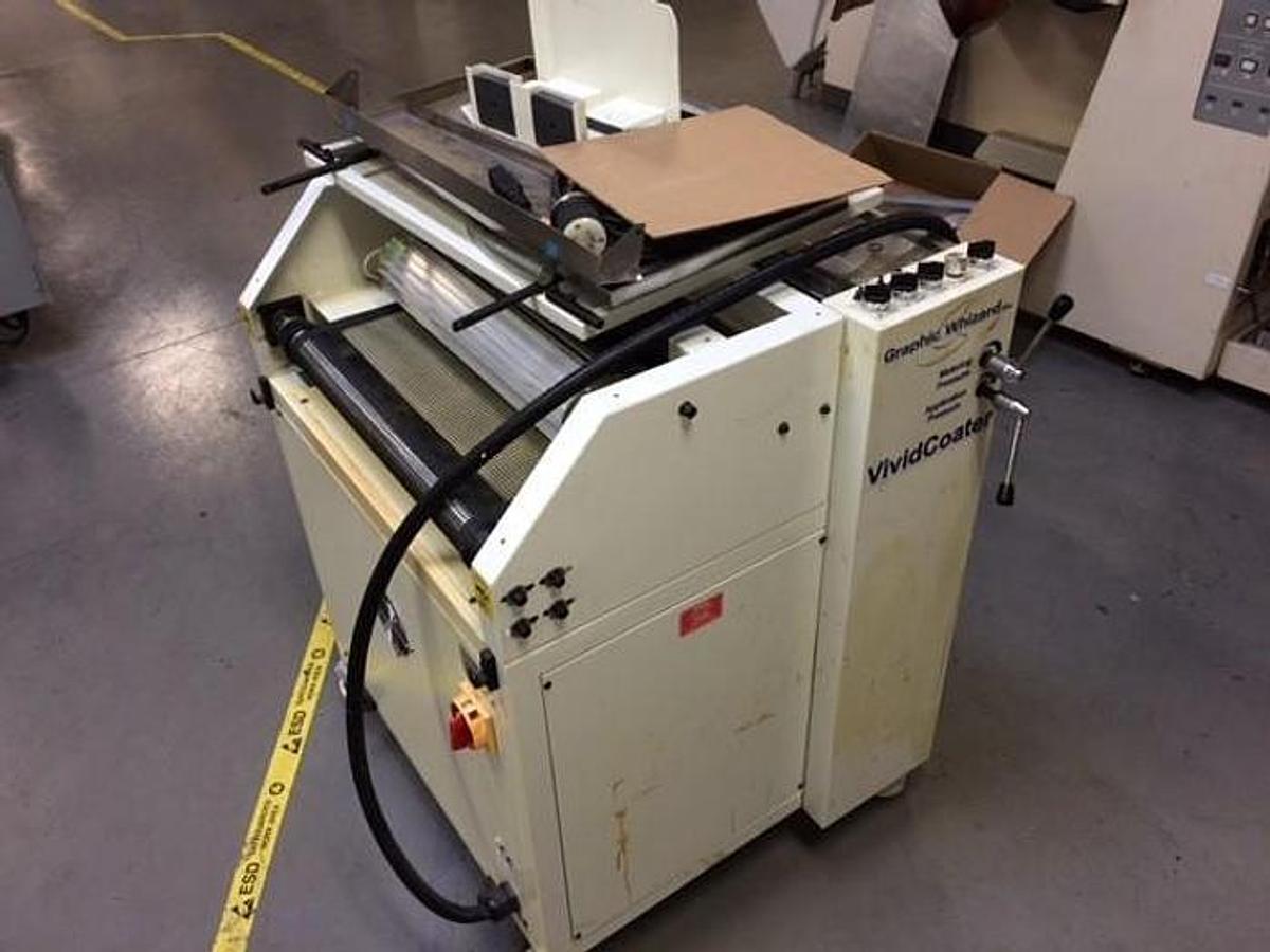 Used 20.75" Graphic Wizard Vivid XDC-530 Micro Coater