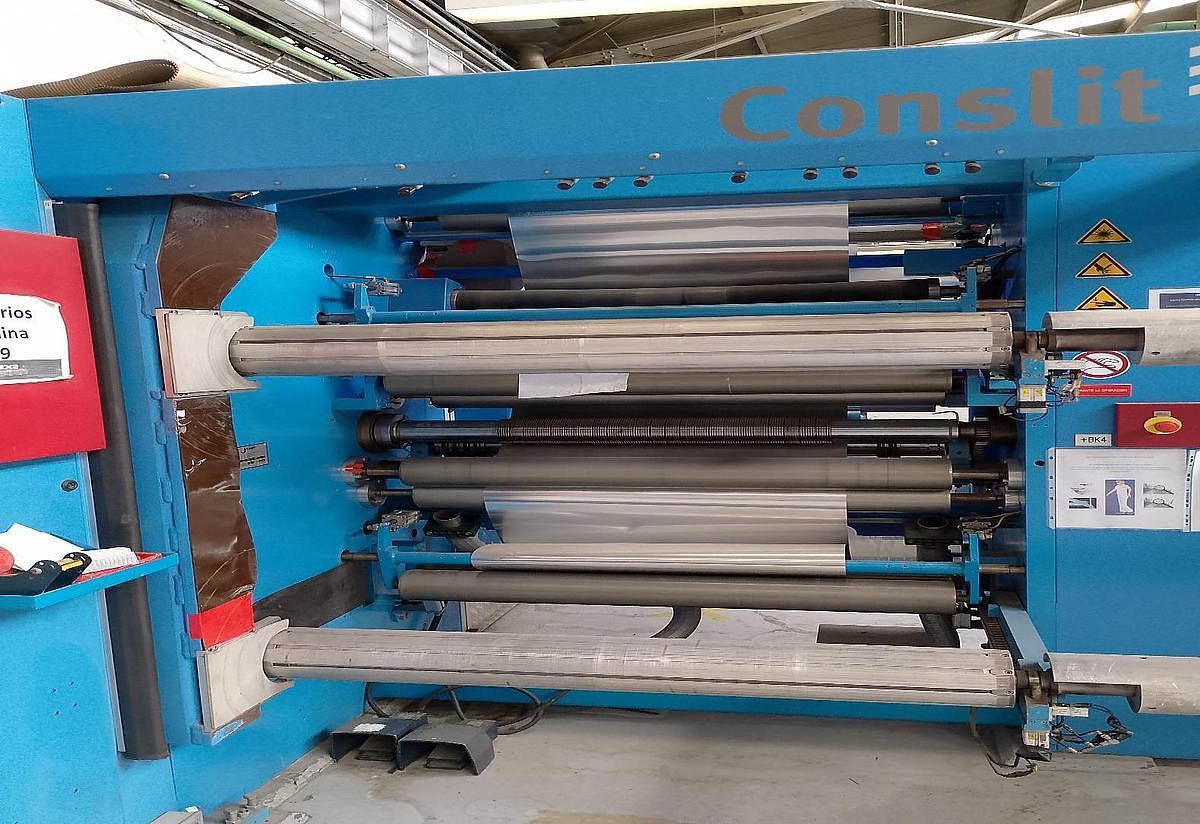Used Kampf Conslit III 10/085 41" Aluminum Foil Duplex Slitter Rewinder - 2011