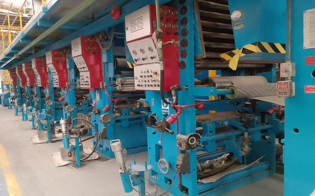 Used BHS T-800 32" 7 Color Rotogravure Press