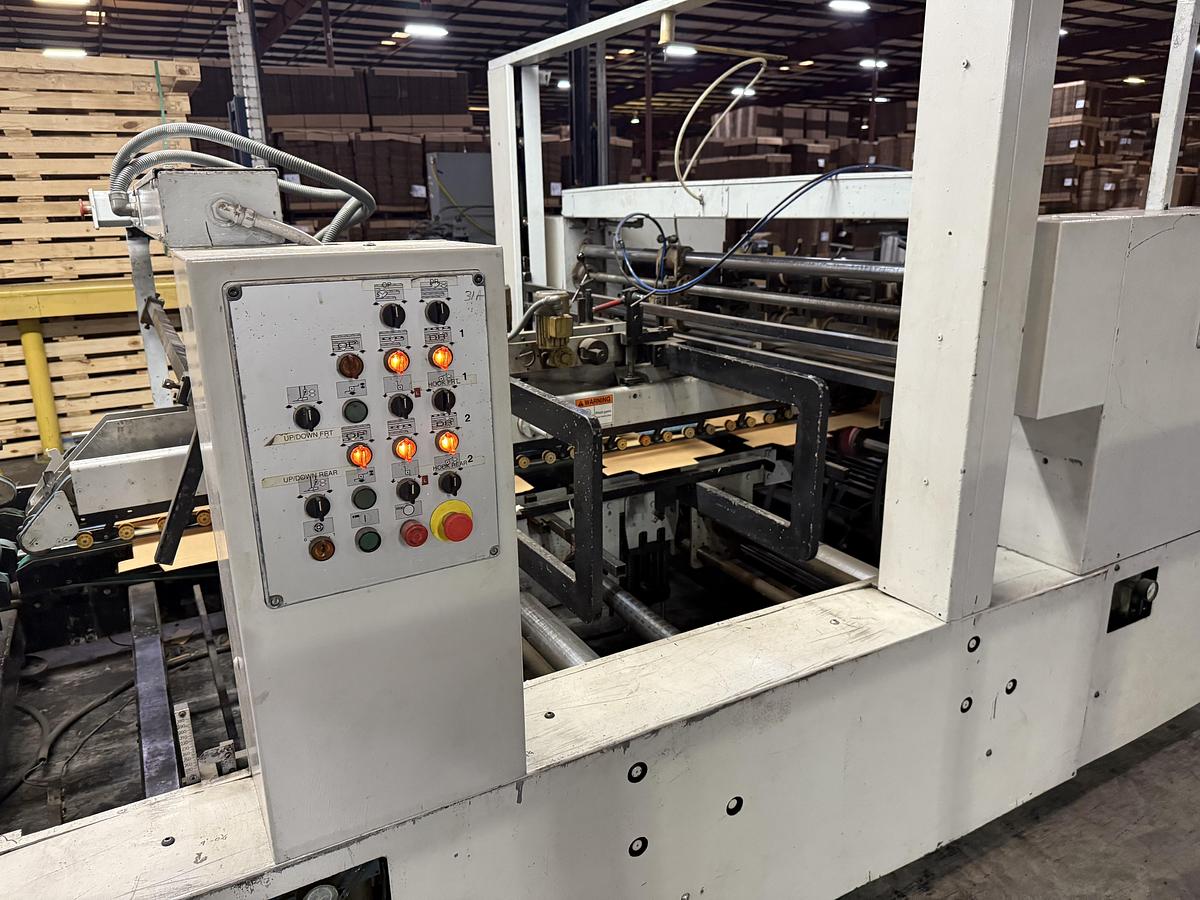 Used BOBST Domino 165-Matic Folder Gluer for Sale | Corrugated & Folding Carton Machine