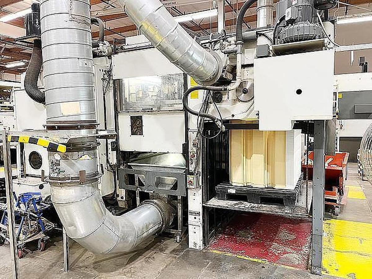 Used Bobst 142 E Die Cutter with Stripping - 1992