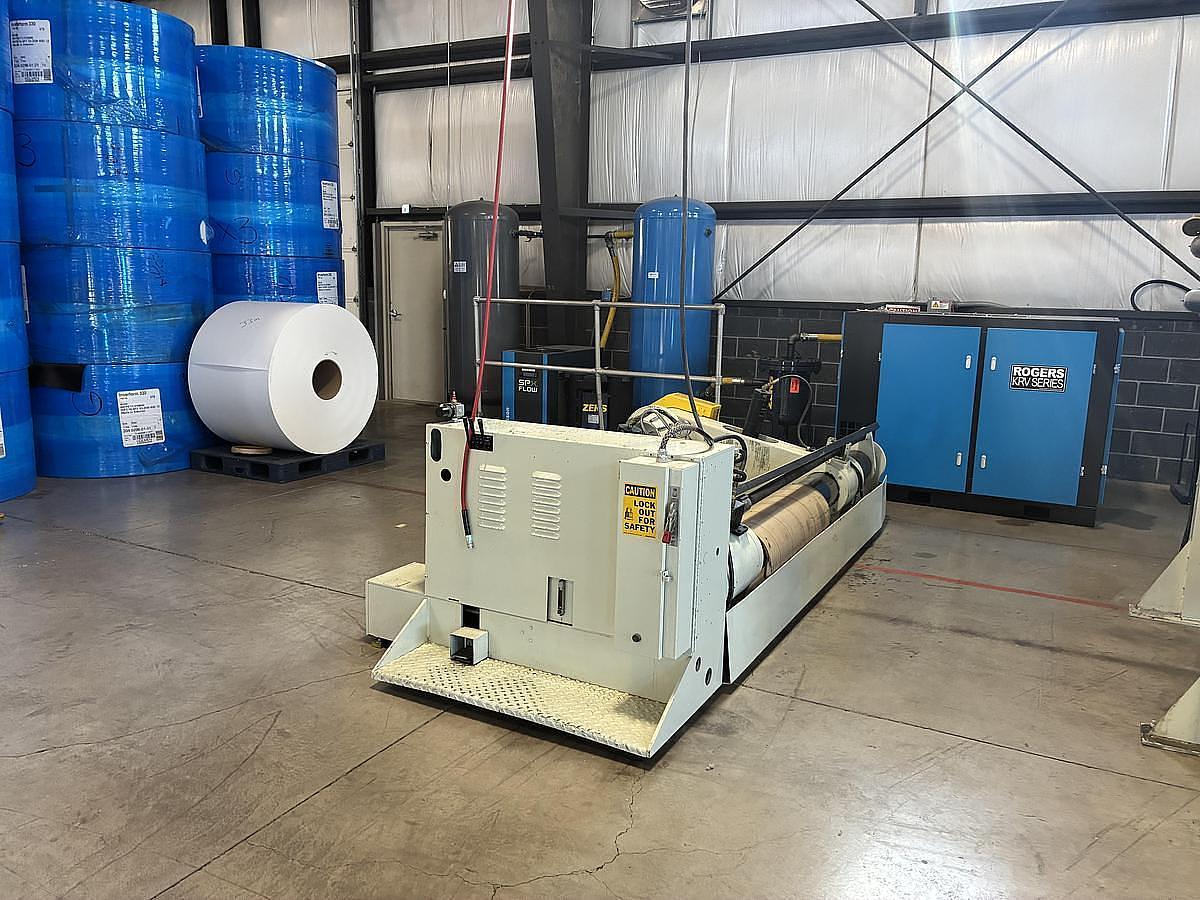 Used Maxson MSL 49" Rotary Fixed Bed Single Knife Sheeter - 1988