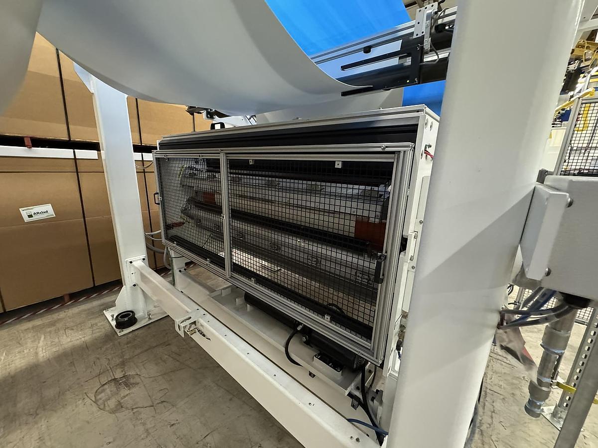 Used 72" Catbridge 324 MC Lamination Line with Turret Rewinder