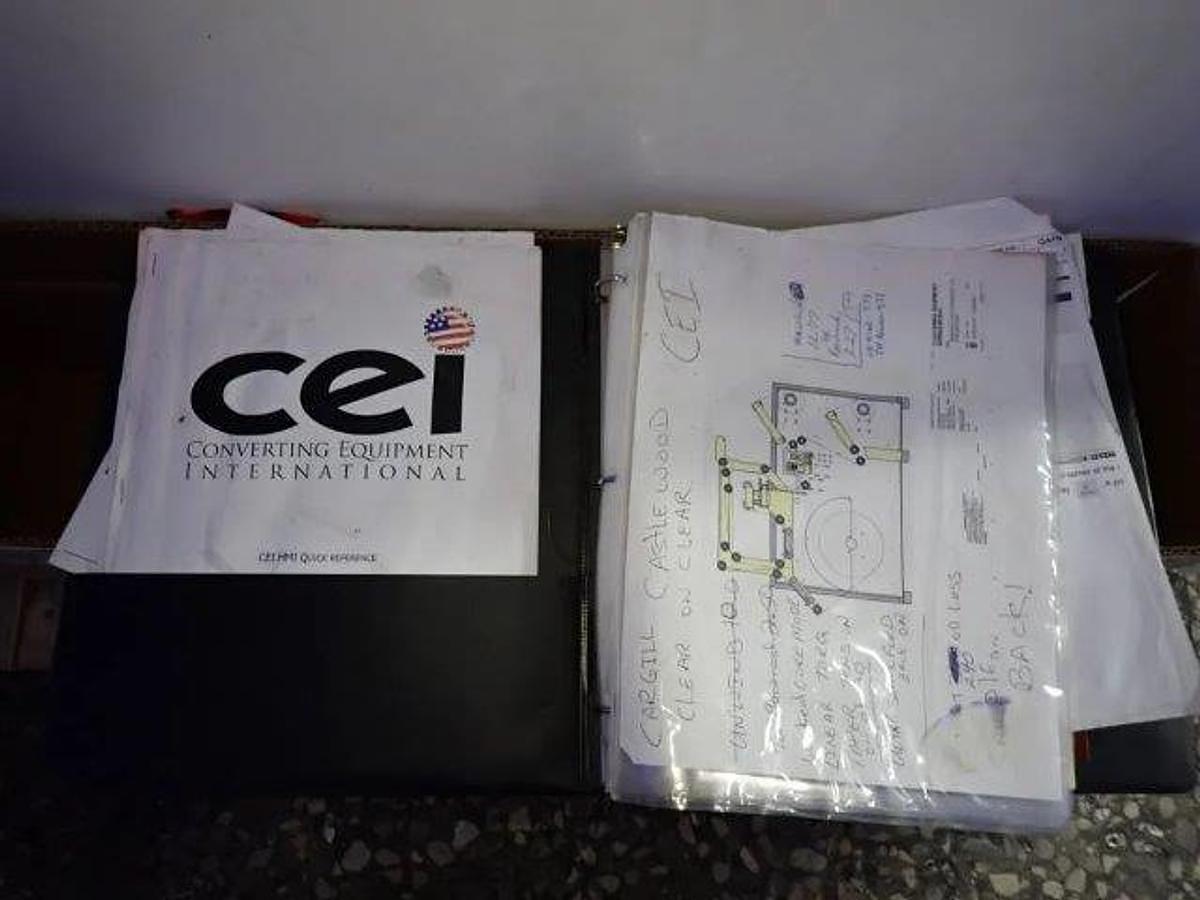 Used 16" CEI Converting Equipment International Model 130-16 Duplex Slitter Rewinder