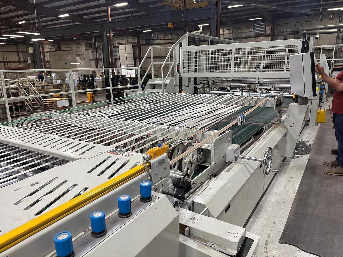Used BW Papersystems Marquip Falcon 2500 98" Dual Rotary Sheeter - 2018