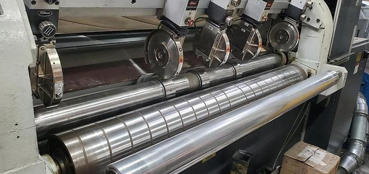 Used Maxson DFK 57" Dual Rotary Knife Sheeter - 2000
