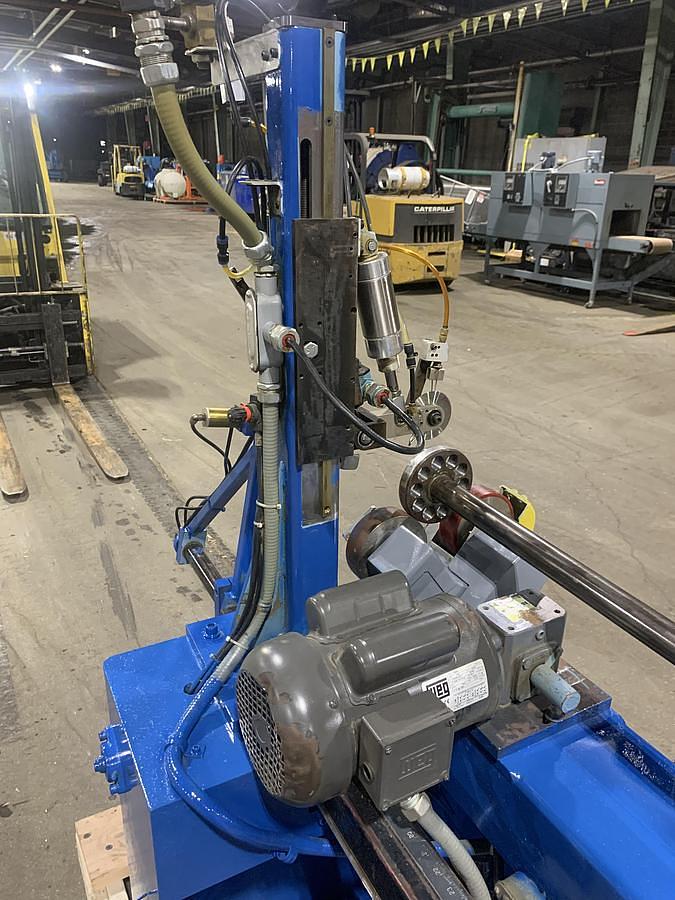 Used Coretech 10/90 90" Semi-Automatic Core Cutter, 6" Cores - 2001