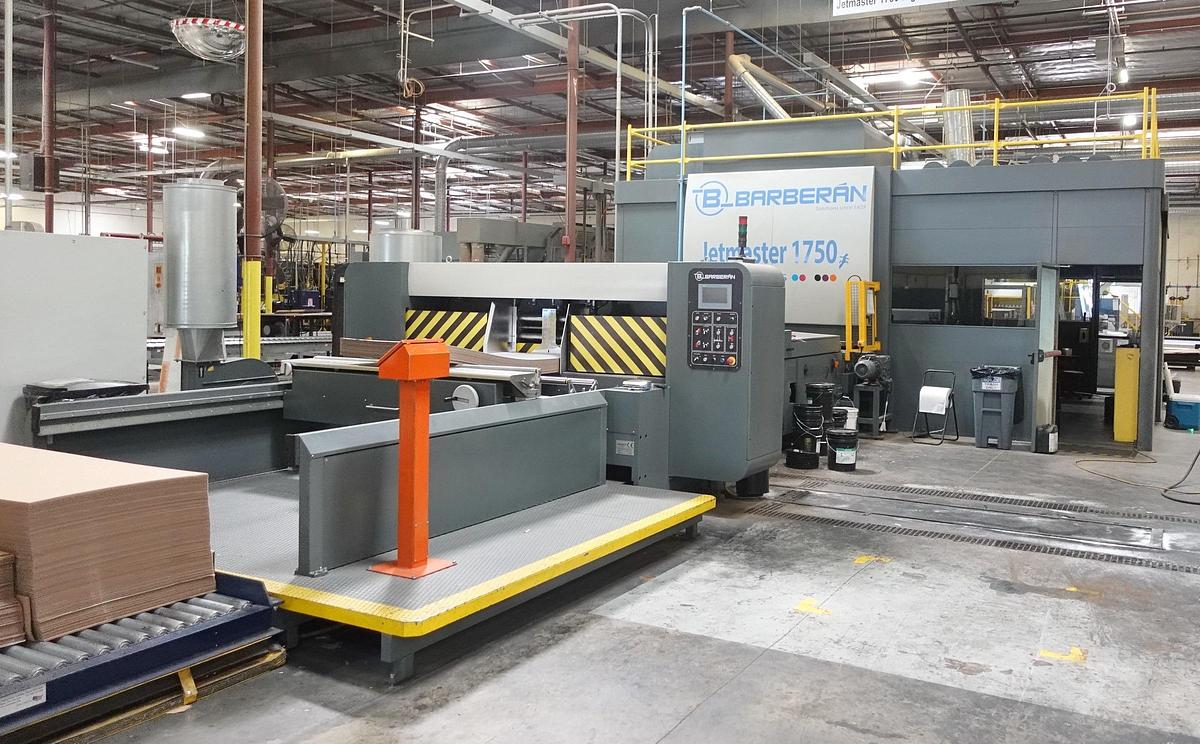 Used 2018 Barberan Jetmaster 1750 68.9" 6-Color Single Pass Digital Printing Press