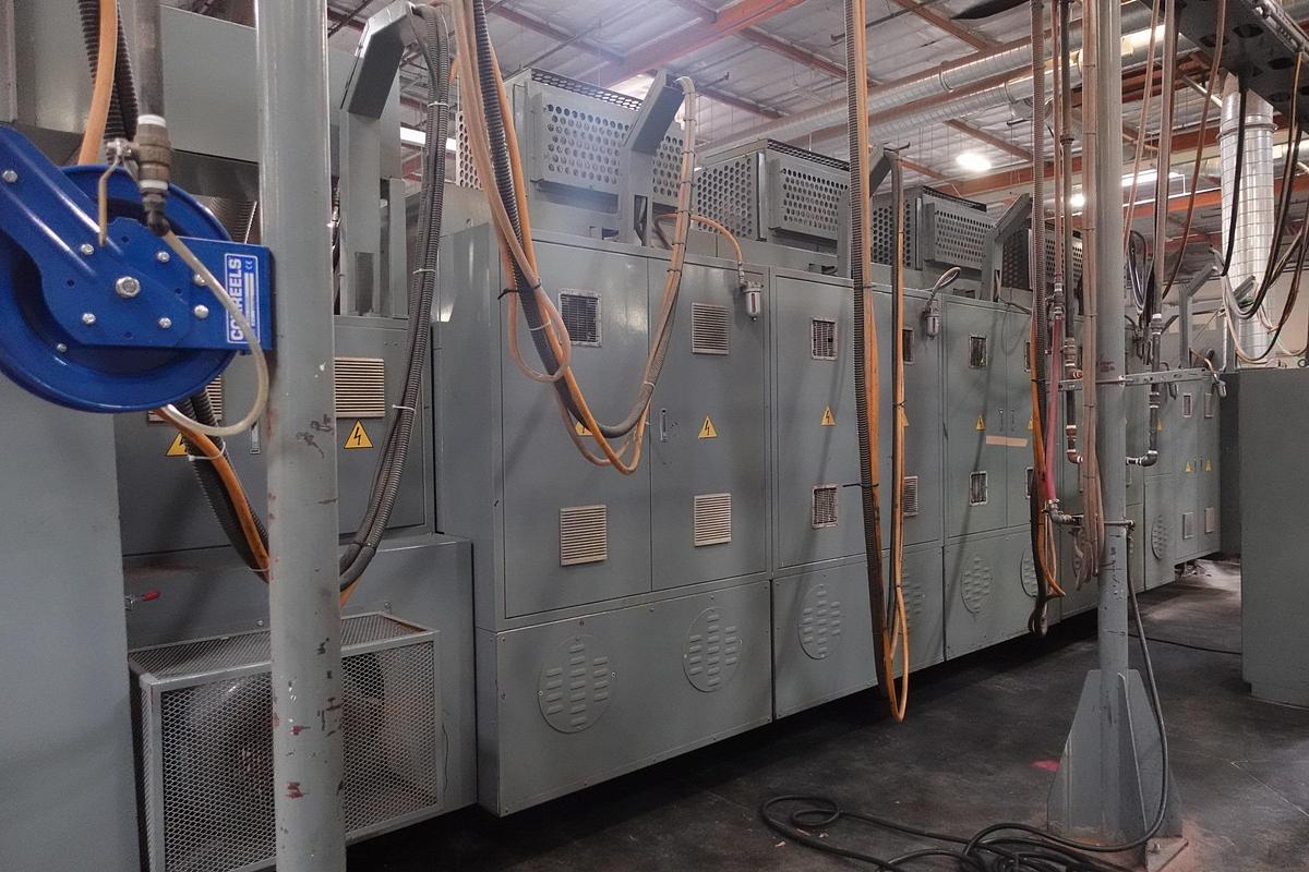 Used 2009 Latitude PP3 50" x 110" 4-Color Flexo Folder Gluer