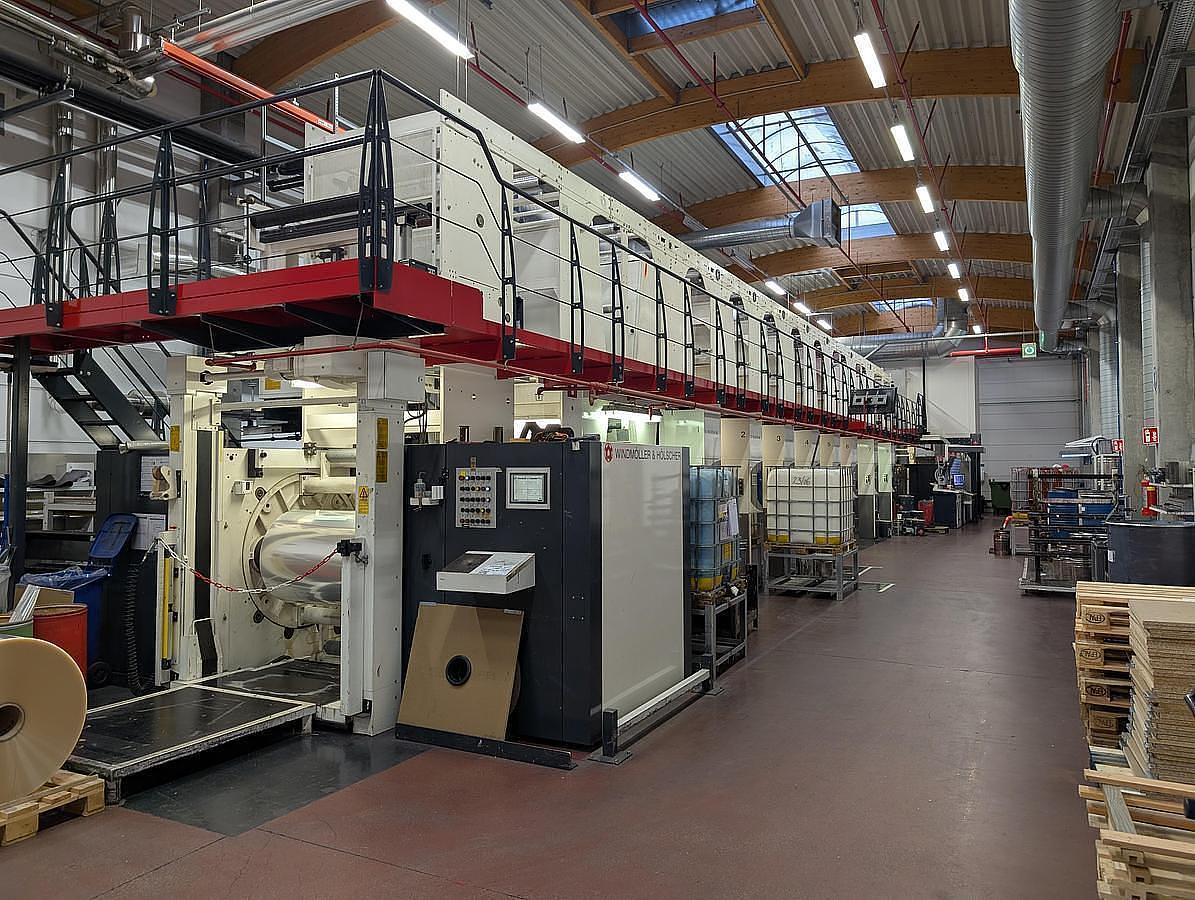 Used W&H Heliostar 40" 8 Color Rotogravure Press - 2007