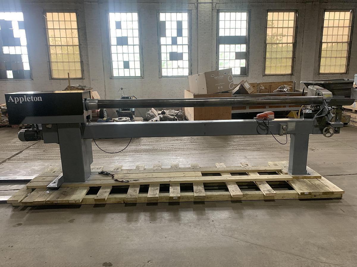 Used 120" Appleton Menasha S200 Core Cutter, 5" Cores