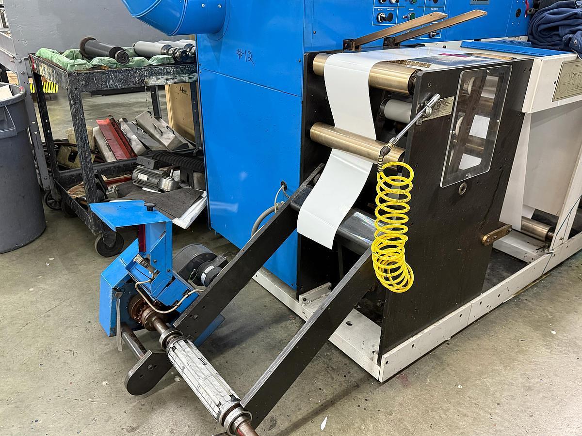 Used Rotopress 3510 10" 10 Color Flexo Press with 2 Die Stations