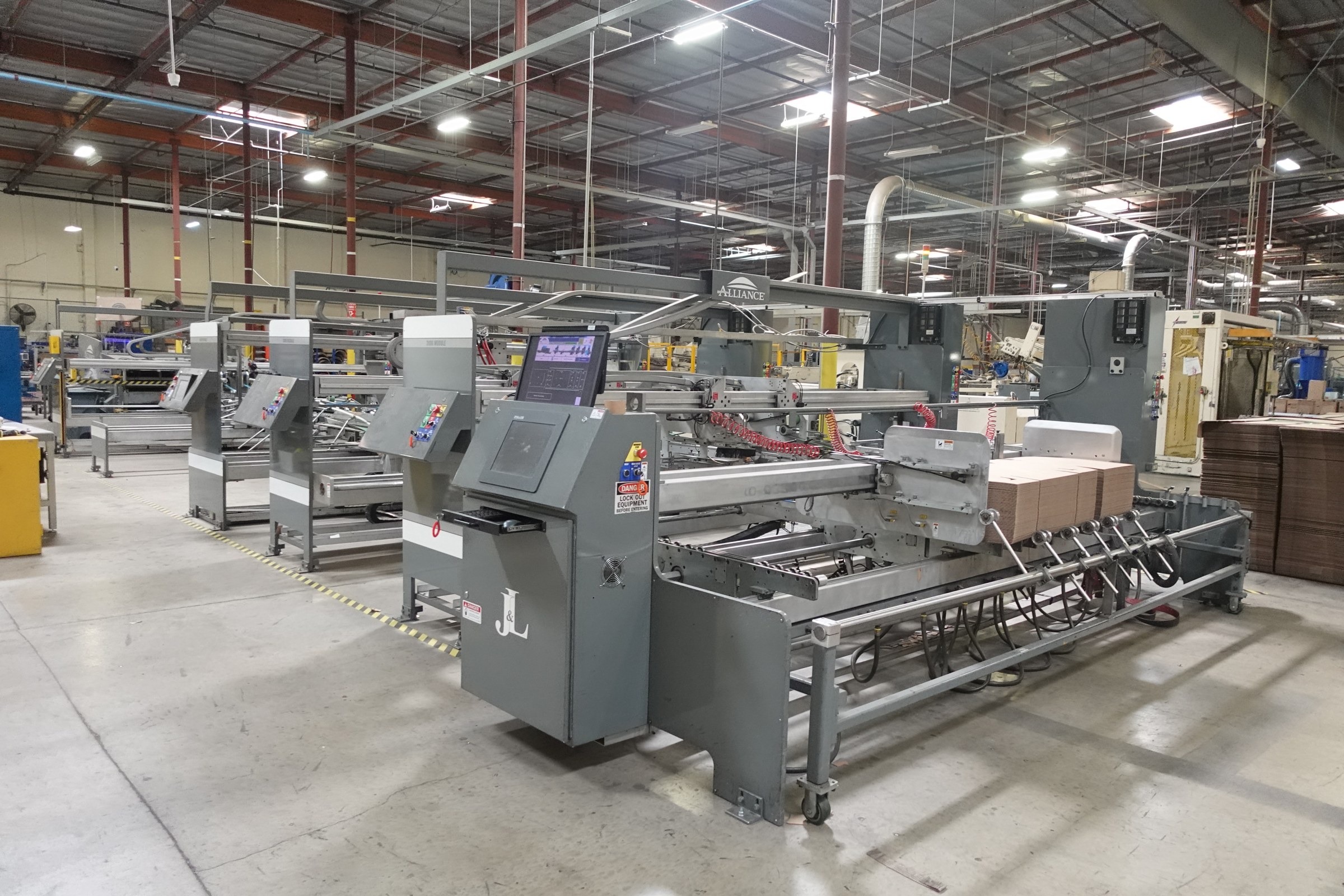 Used 2011 J&L / Alliance SFG 4300/170 Specialty Folder Gluer, 170"