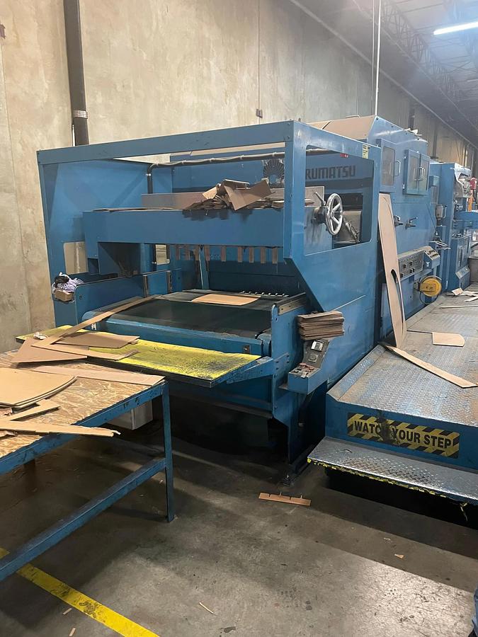 Used Marumatsu 1420 x 1020 Flat Die Cutter – 460V Industrial Die Cutting Machine