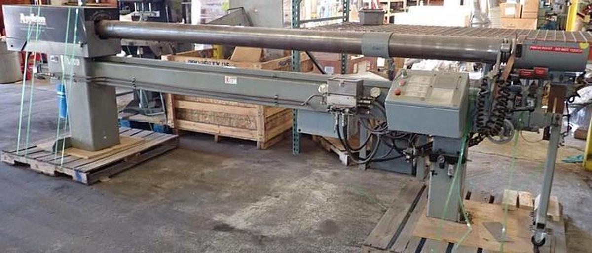 Used 120" Appleton A400 Automatic Core Cutter, 2002