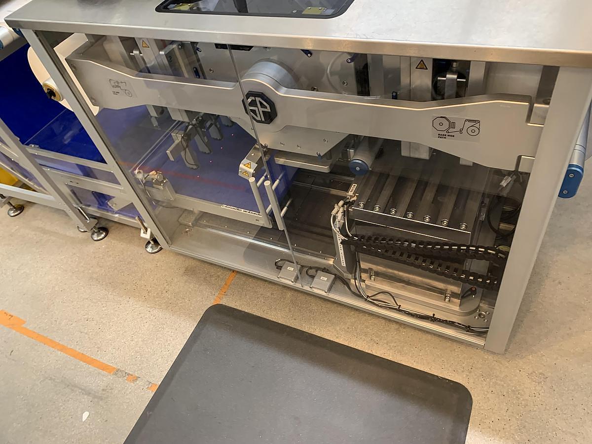 Used 12.5" Shawpak (Riverside Medical Packaging) 42-25 Thermoform Machine with 4 Color Bellmark Printer