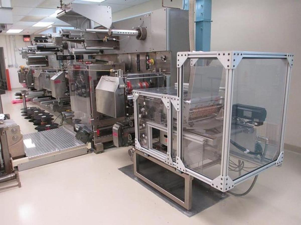 Used 16" Delta Mod-Tech Transdermal Patch Converting Machine