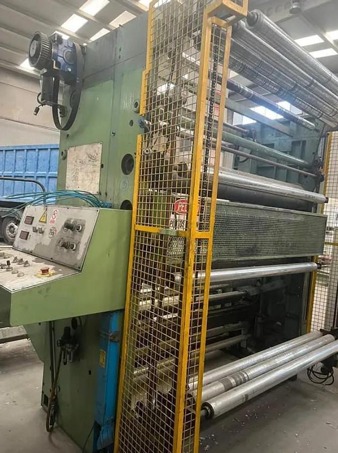 Used Uteco 70" 6 Color Stack Press, Press Section Only