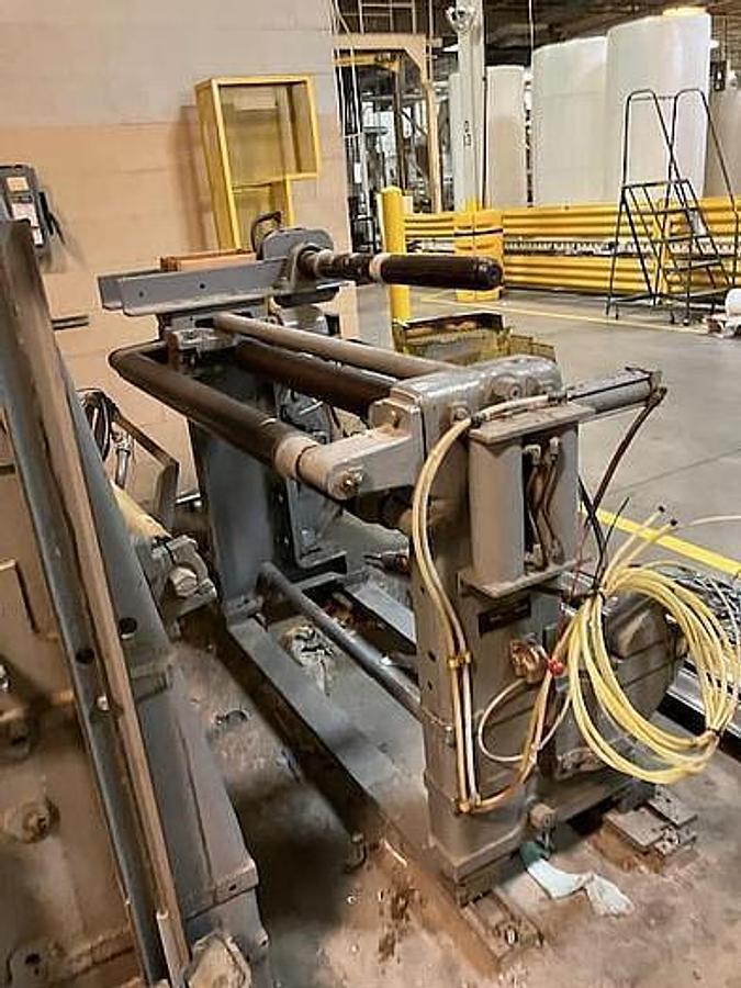 Used 43" Johnstone Two Drum Winder Score Slitting 1.5" Minimum