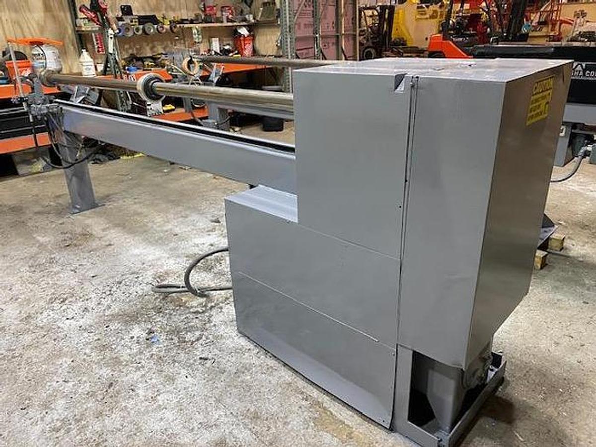 Used Appleton D21SH1010 120" Core Cutter, 3" Mandrel