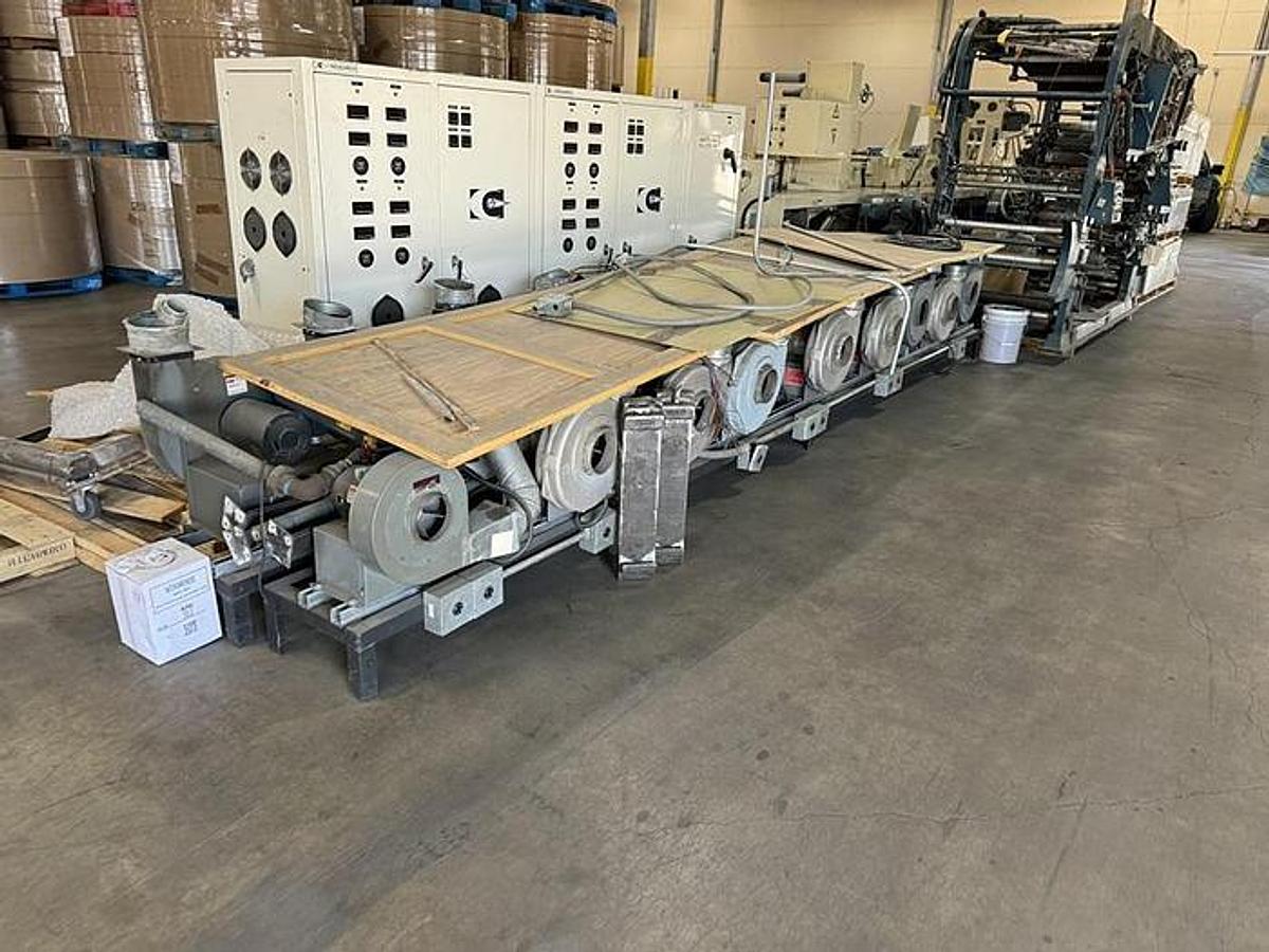 Used Nilpeter 15" 8 Color Flexo Press with Die Station