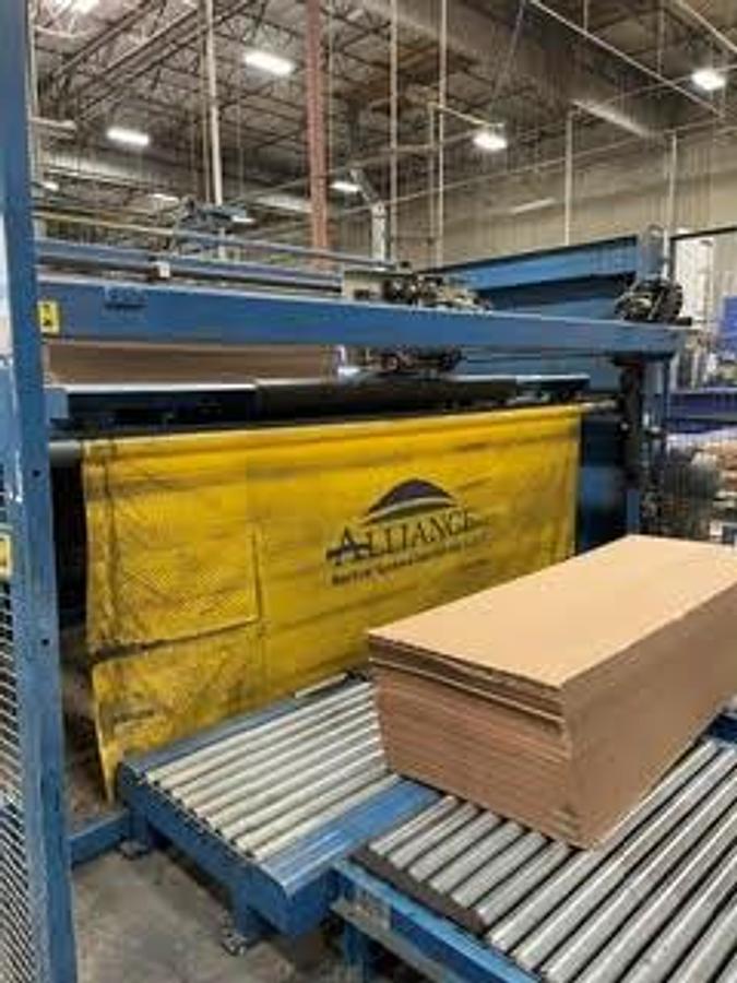 Used 66" x 130" 2-Color Flexo Folder Gluer with Counter Ejector