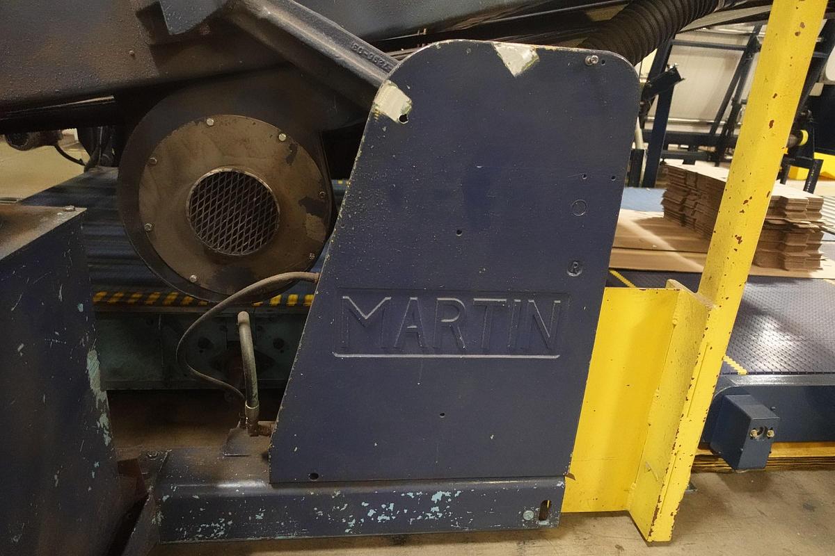 Used 2018 Geo. M. Martin BCS 108" Corrugated Box Stacker with Rebuilt Controls