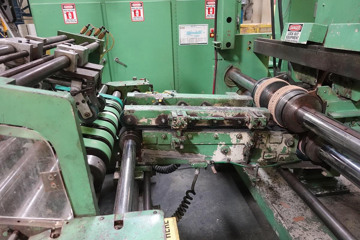 Used 1982 Langston Mini 24" x 70" 2-Color Flexo Folder Gluer (Printer Slotter Folder Gluer)