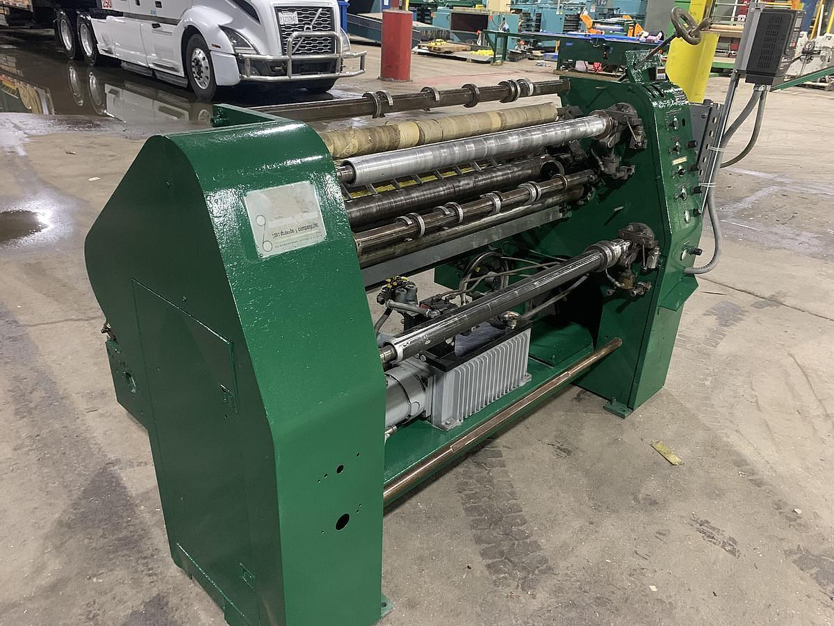 Used Dusenbery 635 BL 45" Duplex Slitter Rewinder, 18" Rewind