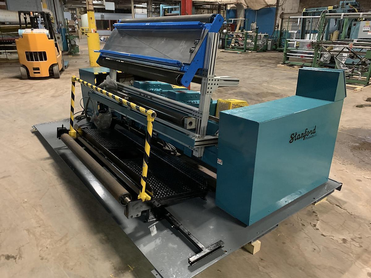 Used Stanford 2038-RT 62" Duplex Cantilevered Slitter Rewinder