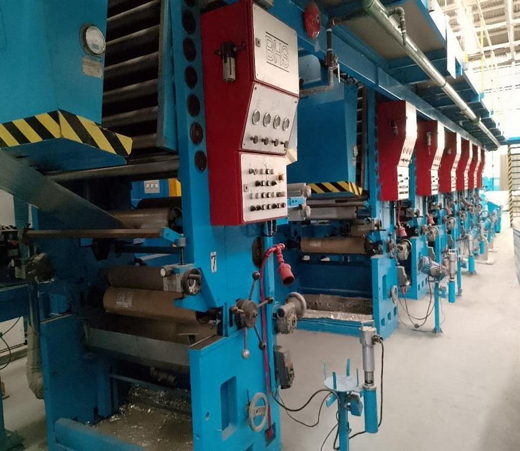 Used BHS T-800 32" 7 Color Rotogravure Press