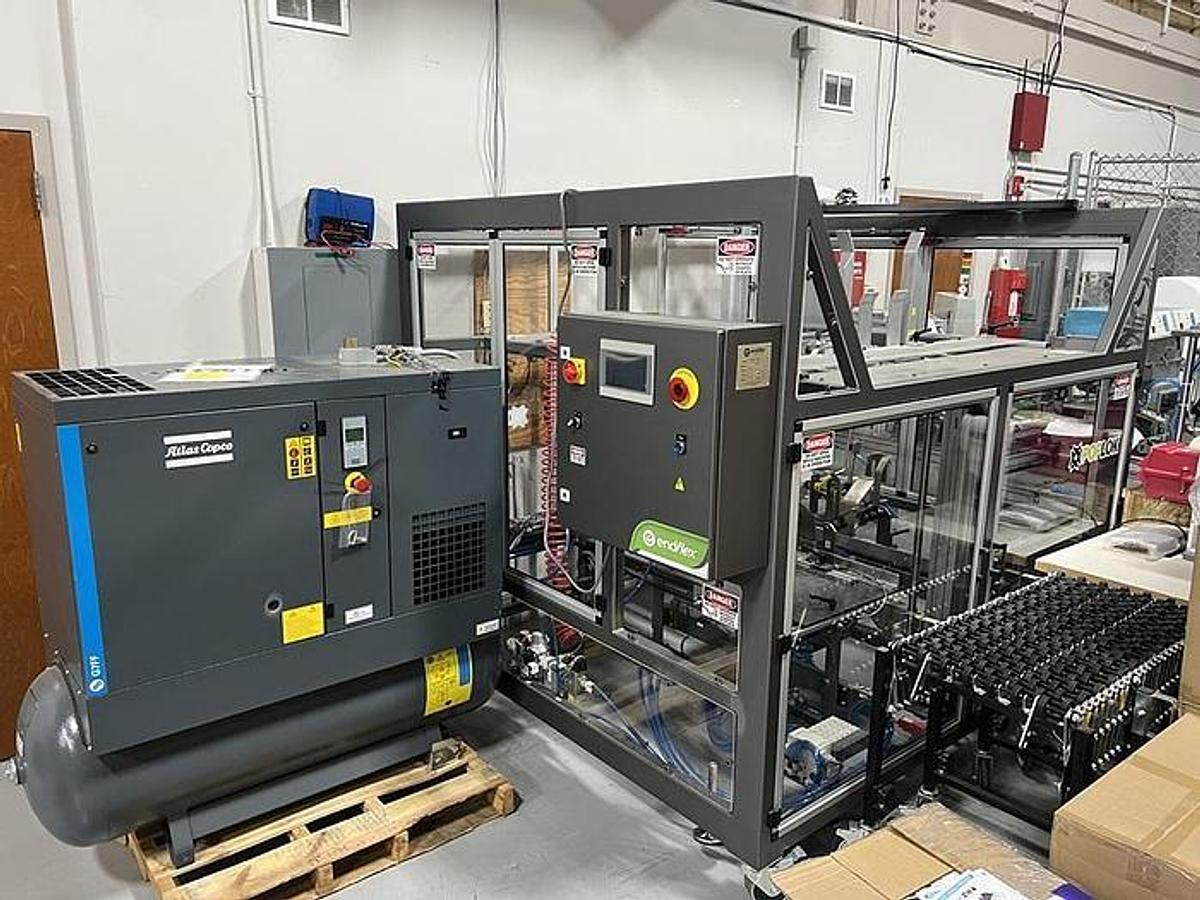 Used Endflex Poplok 2-Tuck Dual Station Tray Former - 2020
