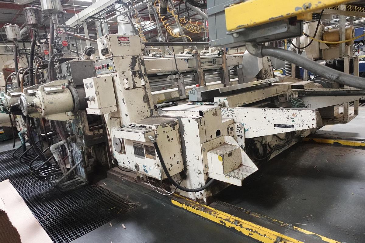 Used 1978 Langston Saturn II 37" x 97" 3-Color Flexo Folder Gluer
