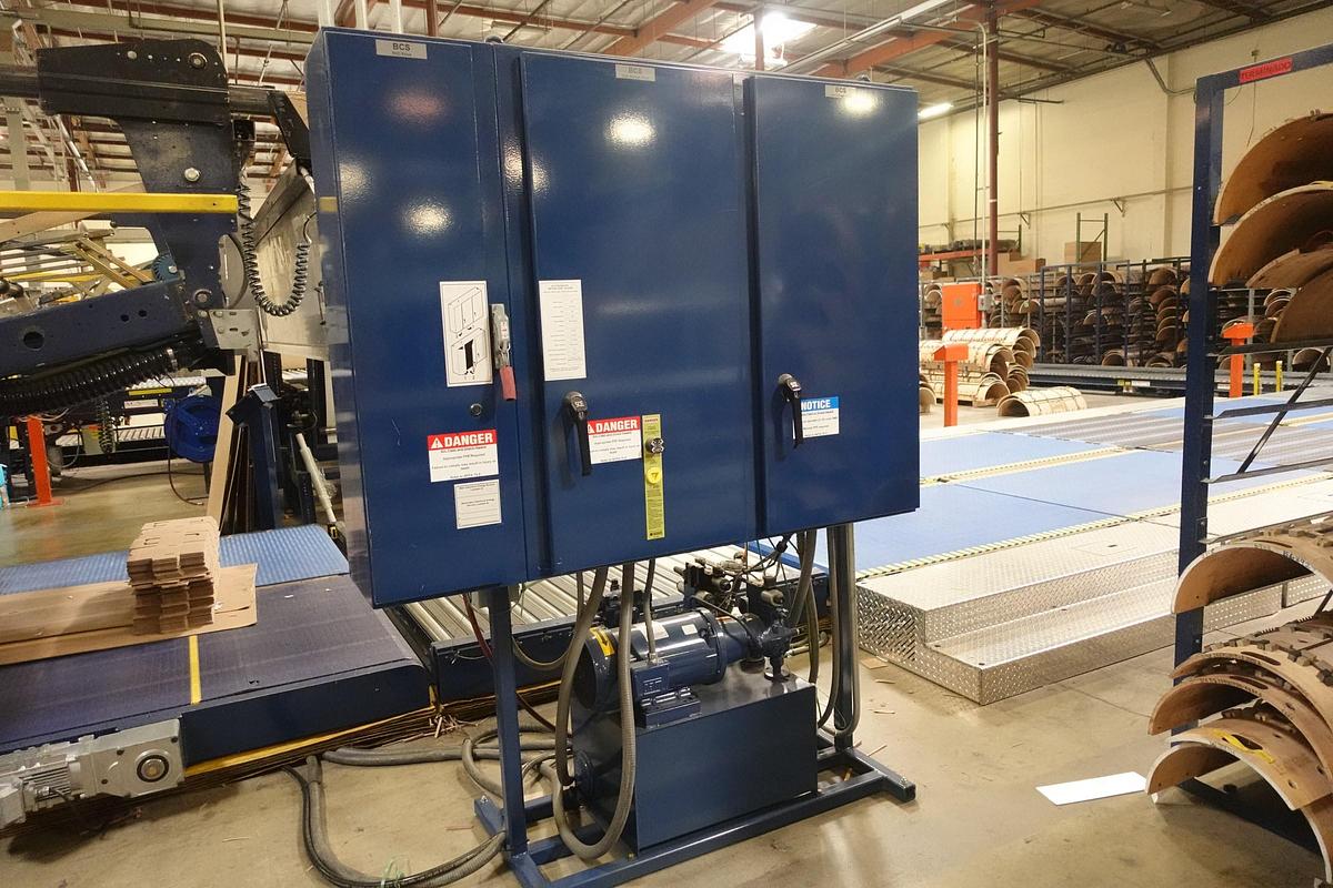 Used 2018 Geo. M. Martin BCS 108" Corrugated Box Stacker with Rebuilt Controls