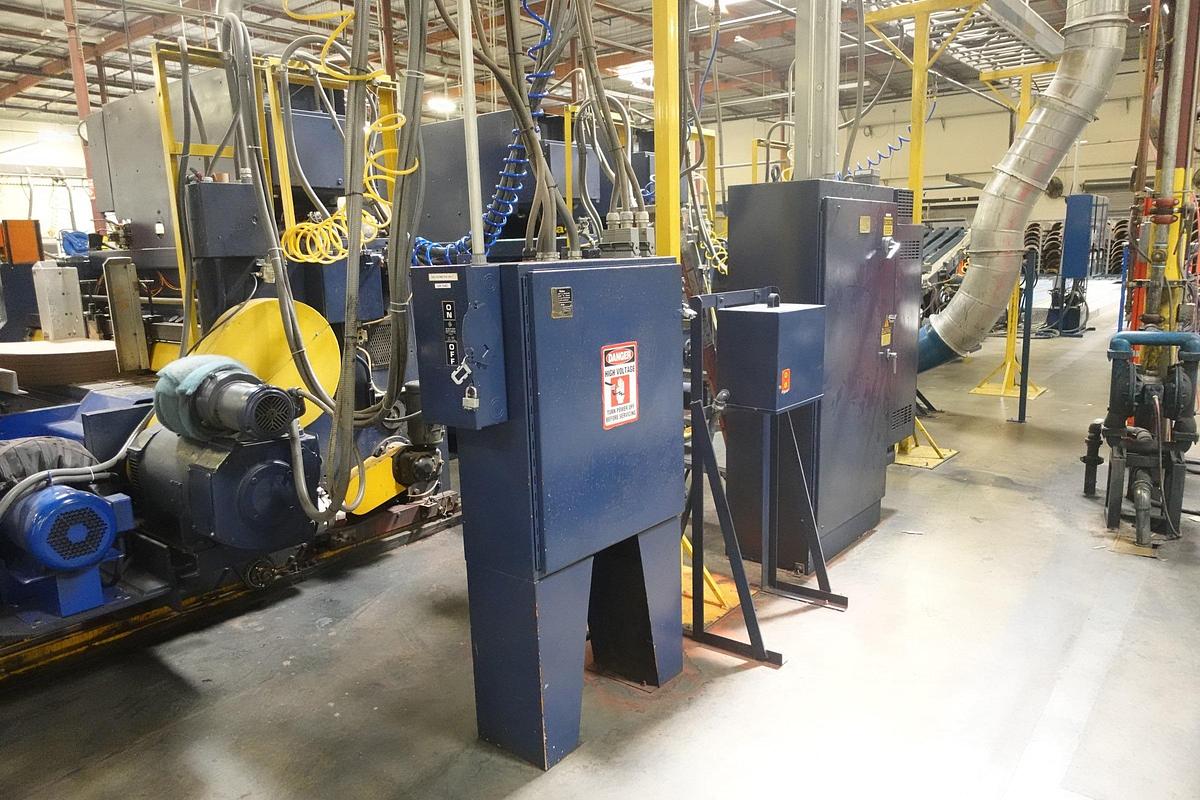 Used Ward 66" x 113" 3-Color Rotary Die Cutter with Sun Automation Retrofit