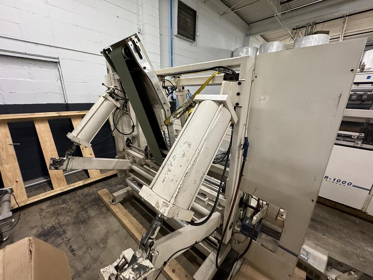 Used Elsner ENR-1000 42" Automatic Nonwoven Wipes Rewinder