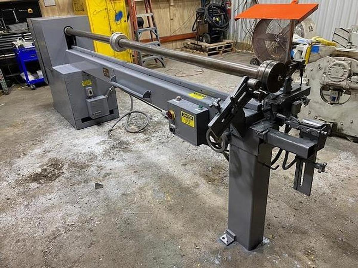 Used Appleton D21SH1010 120" Core Cutter, 3" Mandrel