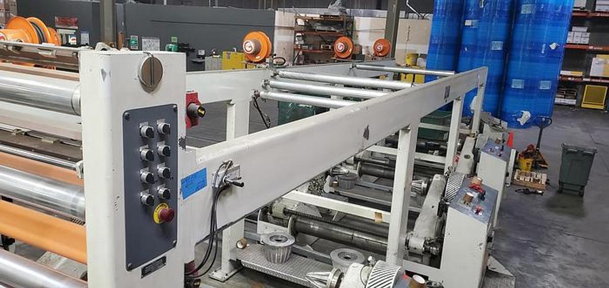 Used Maxson DFK 57" Dual Rotary Knife Sheeter - 2000