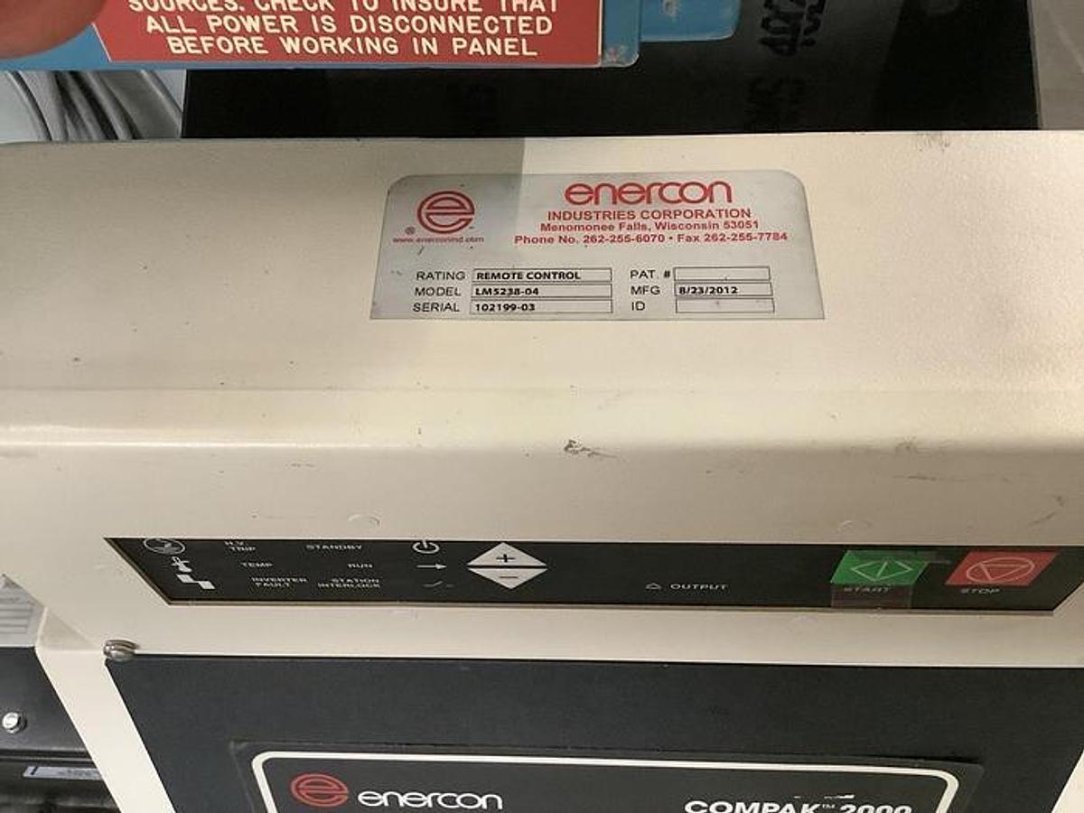 Used 6" Enercon LM5238 Corona Treater Station