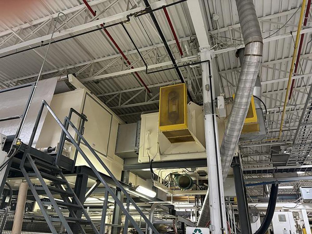 Used 110" Pyradia Natural Gas Floatation Dryer, 2015